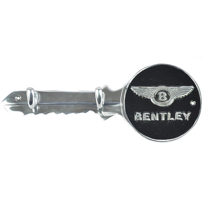 Bentley Key Holders Aluminium With 2 Hooks 29.5cm